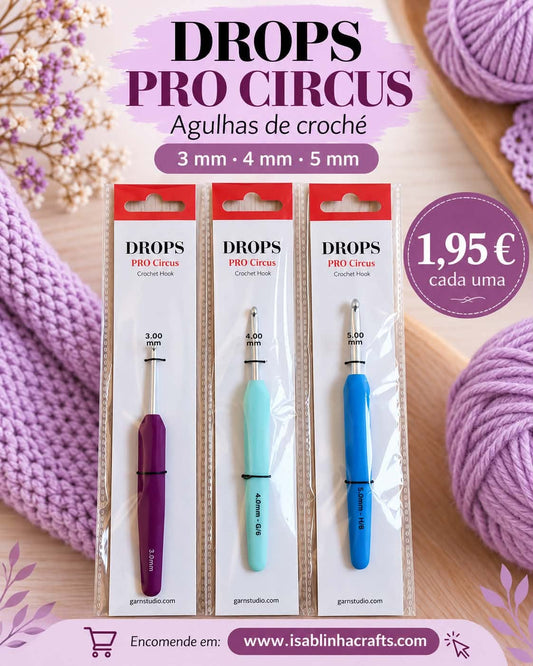 Drops Pro Circus Agulhas Croché